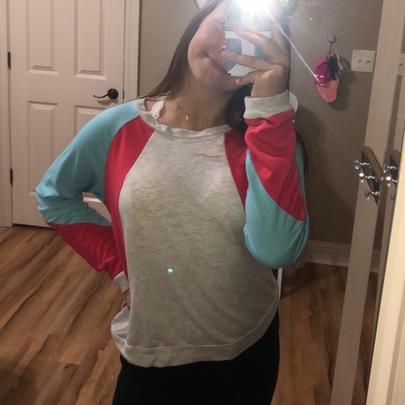 Color-Block Sweatshirt - Picture 1 of 3